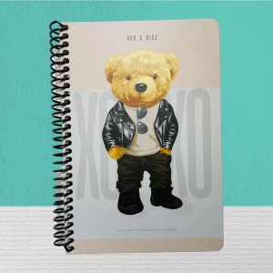 Xoxo Spiralli Sert Kpk. Defter 17X24 120 Yp. Çizgili
