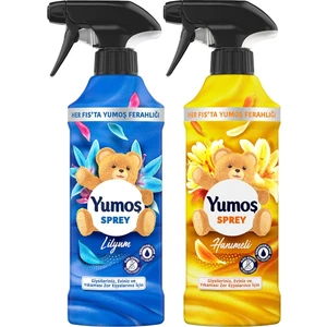 Sprey Lilyum 450 ml 1ADET + Sprey Hanımeli 450 ml 1ADET + Demstar Mikrofiber Bez