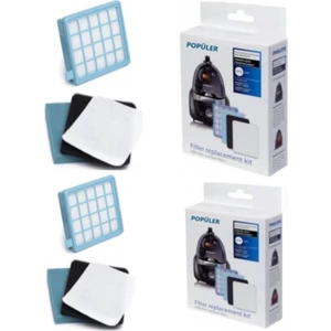 Philips Uyumlu  Fc 9323/07 Powerpro Compact Hepa Filtre Seti ( 2 Adet )