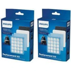 Philips Uyumlu  Powerpro Compact Fc 9323/09 Hepa Filtre Seti 2 Kutu