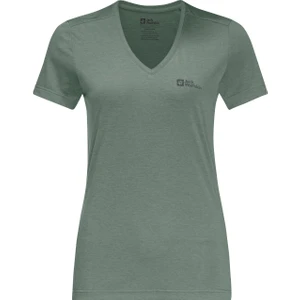 Jack Wolfskin Crosstrail T Kadın Yeşil Tişört