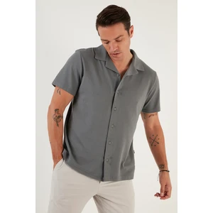 Pamuklu Regular Fit Kısa Kollu Gömlek Erkek Gömlek 5902640