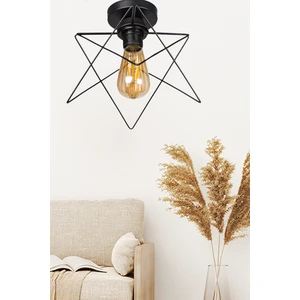 Modes Tekli Siyah Kasa Tavan Montaj Avize