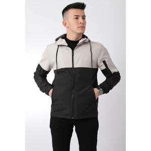 Stil Kombin Black Parçalı Kapüşonlu Mevsimlik Mont Pldp 2907