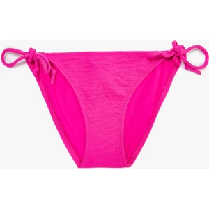 Brazilian Bikini Altı Basic Dokulu Yanları Bağlama Detaylı