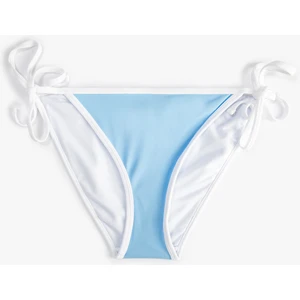Bikini Altı Normal Bel Yanları Bağlamalı Biye Detaylı