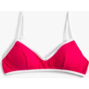 Bikini Üstü Biye Çapraz Bağlama Detaylı Kaplı