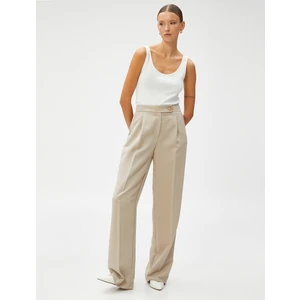 Cepli Palazzo Pantolon Modal Karışımlı