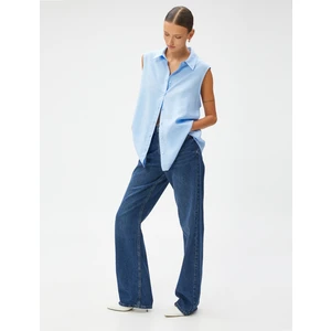 Kolsuz Basic Gömlek Düğmeli