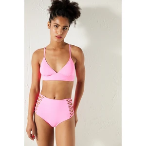 Basic Bralet Neon Pembe Bikini Üstü