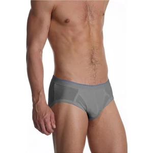 Çift Kaplan Erkek Elastanlı Gri Slip 887