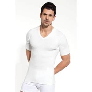 Çift Kaplan Erkek V Yaka Beyaz Fanila 1003