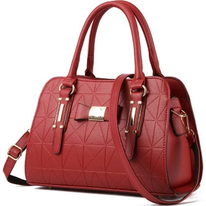 Kadın Çantası 2023 Avrupa ve Amerikan Yeni Moda Premium Kabartmalı El Büyük Kapasiteli Çanta Omuz Çantası Messenger Çanta (Yurt Dışından)