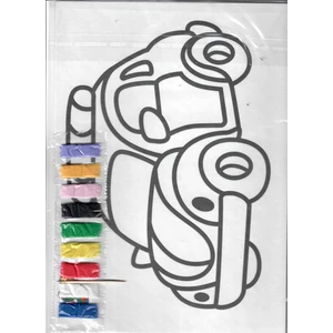 Akın Hediyelik A4 Kum Boyama - 9 Adet