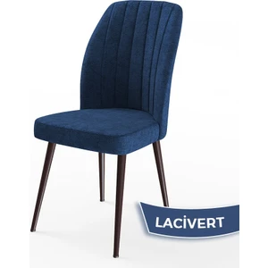 Concept Platinum Serisi Üst Kalite Mutfak Sandalyesi Metal Kahverengi Iskeletli 1 Adet Sandalye