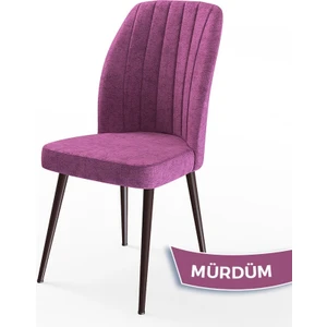 Concept Platinum Serisi Üst Kalite Mutfak Sandalyesi Metal Kahverengi Iskeletli 1 Adet Sandalye