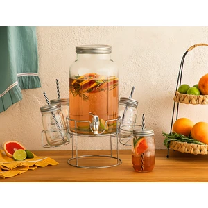 English Home Carina Cam 5 Parça Meşrubatlık 5,5 L Silver