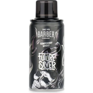 Barber Marmara Geçici Renkli Saç Spreyi Gümüş 150 ml
