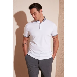 Pamuklu Slim Fit Polo T Shirt Erkek Polo T Shirt 646R4560
