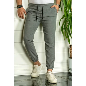 Erkek Füme Relaxed Fit Jogger Pantolon