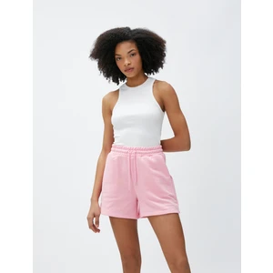 Mini Şort Beli Bağcıklı Cep Detaylı