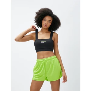 Mini Spor Şort Beli Bağlamalı