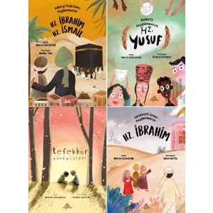 Hz. İsmail Hz. Ibrahim + Hz. Yusuf + Tefekkür Yürüyüşleri + Hz. İbrahim 4 Kitap Set - Merve Gülcemal