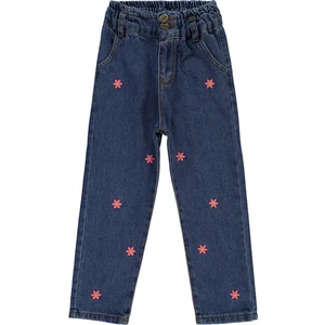 Civil Girls Kız Çocuk Kot Pantolon 6-9 Yaş Mavi