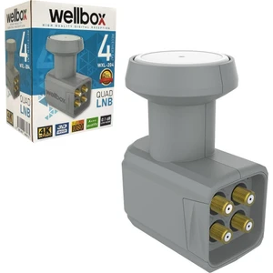 Lnb Dörtlü (Quad) Lnb 4 Çıkışlı Full Hd 4K UHD Üniversal Lnb