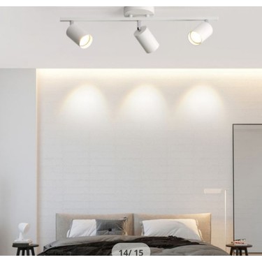 Mylights Üçlü Beyaz LED Spot Avize Panasonic Ampullu Fiyatı