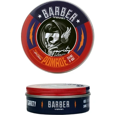 Barber Marmara Saç Şekillendirici Wax Pomade 100 ml, Tutuş: 6/10, Parlaklık: