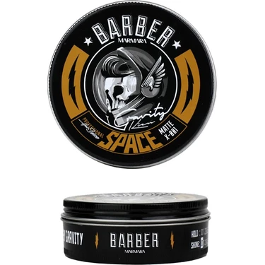 Barber Marmara Saç Şekillendirici Wax Space 100 ml, Tutuş: 10/10, Parlaklık: