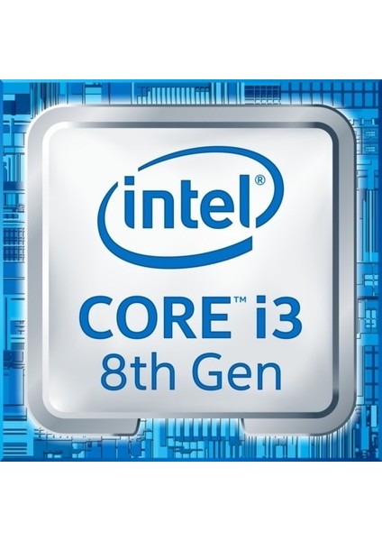 Core i3 8100 3,6 GHz 6 MB Cache 1151 Pin İşlemci