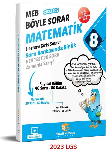 İdol Sinan Kuzucu 8. Sınıf Matematik Soru Bankası