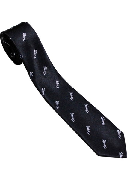 Atatürk Imza Siyah Kravat