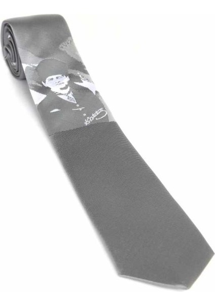 Atatürk Kravat Siyah