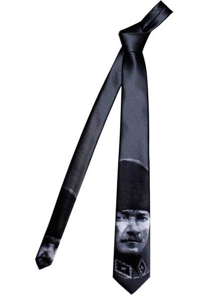 Mustafa Kemal Atatürk Gri Kravat