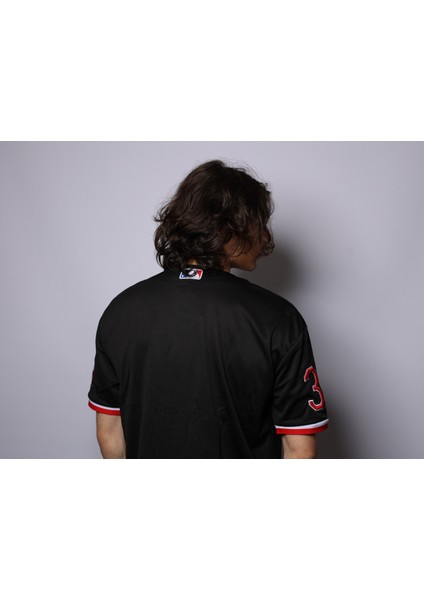 Siyah Renk Spor Giyim Gömlek Tarzı Tshirt modelleri