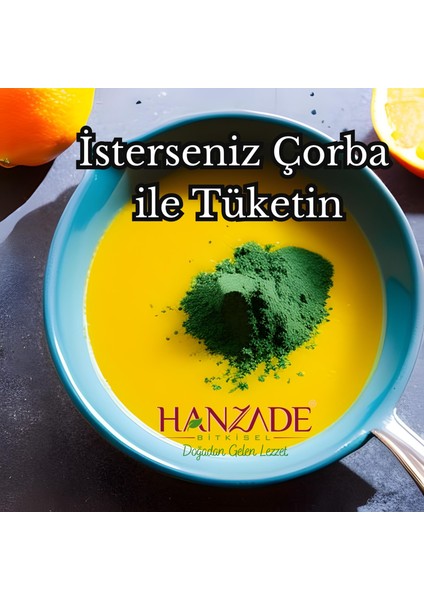 Yenilebilir Spirulina Yosun Tozu 250 gr