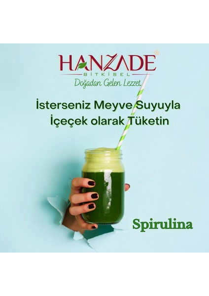 Yenilebilir Spirulina Yosun Tozu 250 gr