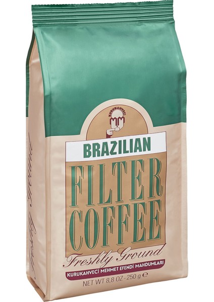 Kurukahveci Mehmet Efendi Brazilian Filtre Kahve 250 gr x 3 Adet