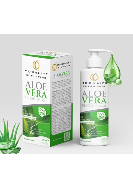 Collagen Hyaluronıc Acıd Aloe Vera Jel ( %99 ) Lipozomal 200 ml