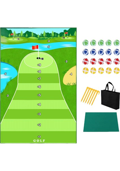 Golf Vurma Mat Golf Oyun Arka Bahçe Yetişkinler Sünger Mat Tırnak (Yurt Dışından)