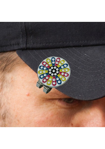 Moda Golf Ball Marker Erkekler Için Dayanıklı Şapka Klipsi Kadın Golf Aksesuarları Çiçek (Yurt Dışından) fırsatları