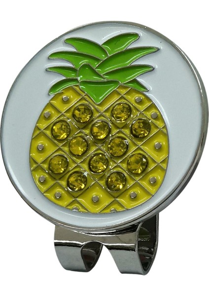 Moda Golf Ball Marker Erkekler Için Dayanıklı Şapka Klipsi Kadın Golf Aksesuarları Ananas (Yurt Dışından) fiyatları