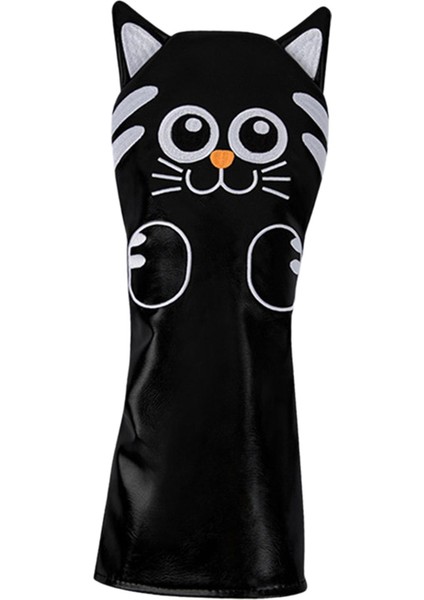 Su Geçirmez Golf Kulübü Kafa, Açık Spor Seyahat Putter Işaret Headcover Sürücü Siyah Kapsar (Yurt Dışından) indirimleri