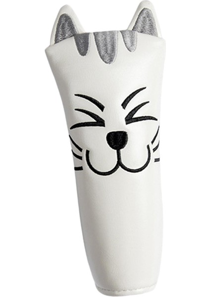 Su Geçirmez Golf Kulübü Başı, Açık Hava Spor Seyahati Atıcısı Headcover Düz Beyaz Kapsar (Yurt Dışından) fırsatları