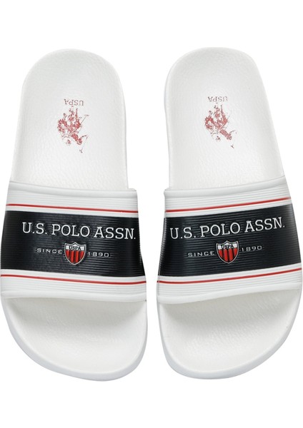 U.S. Polo Assn. Erkek Çocuk Terlik Beyaz 101377603 RUGBY GR 3FX