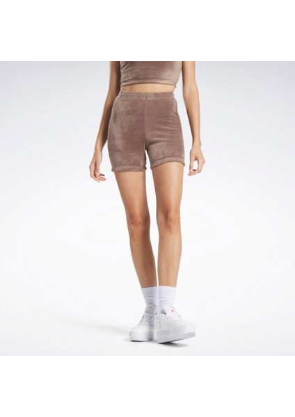 cl Wde Plush Short Kahverengi Kadın Şort fiyatları