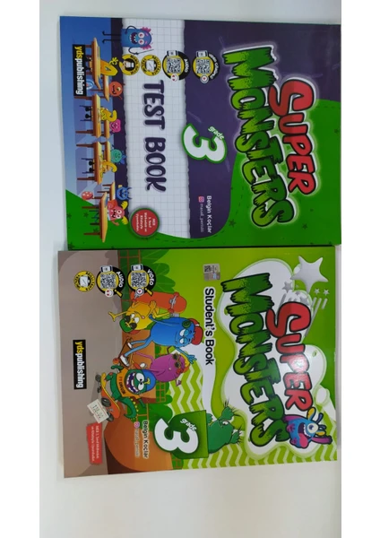 Yds Publishing Super Monsters Grade 3 - Test Book + Activityistudents Booktekkitap Ikili Set